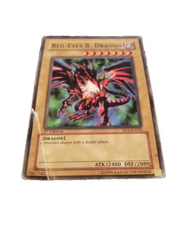 Karte red eyes - red,