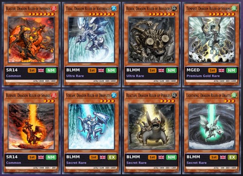 Dragon ruler set - yu-gi-oh!,