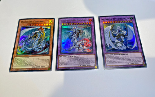 Yugioh rainbow dragon set - rainbow,
