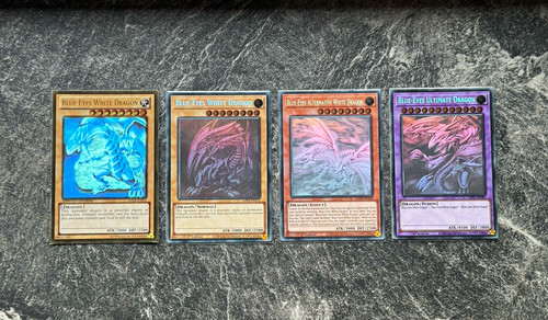 Blue eyes white - 4x, yu-gi-oh!