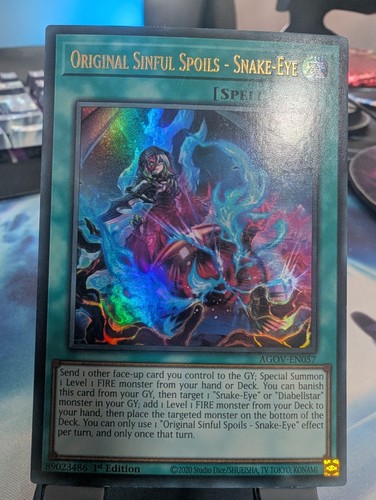 Yugioh originl sinful spoils - originl,