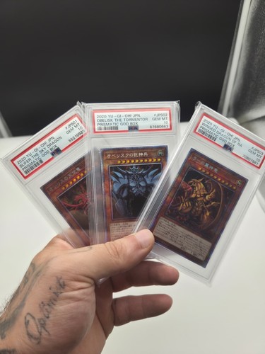 Psa all 3 - yu-gi-oh,